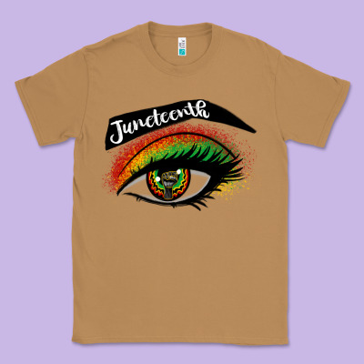Juneteenth Eyelash Cowgirl Classic Tee Designed By Cowgirlartshop