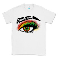 White juneteenth eyelash cowgirl Classic Tee - CowGirlArtShop