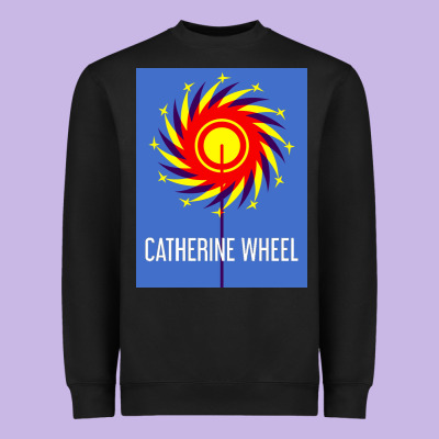 The Essential Design-(catherine-wheel) Heavyweight Sweatshirt Designed By Studioelite
