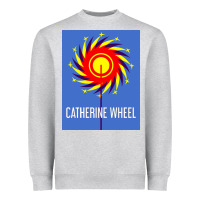 Heather Grey The Essential Design-(Catherine-Wheel) Heavyweight Sweatshirt - StudioElite