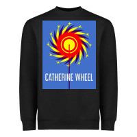 Black The Essential Design-(Catherine-Wheel) Heavyweight Sweatshirt - StudioElite