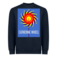Navy The Essential Design-(Catherine-Wheel) Heavyweight Sweatshirt - StudioElite