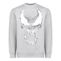 Heather Grey Venom Heavyweight Sweatshirt - StudioElite