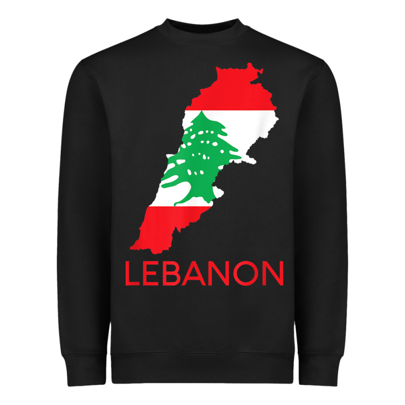 Lebanon Flag Cedar Tree Beirut Lebanese Arabic Arab Islam Heavyweight Sweatshirt by StudioElite | Teevron
