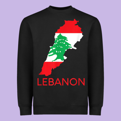 Lebanon Flag Cedar Tree Beirut Lebanese Arabic Arab Islam Heavyweight Sweatshirt Designed By Studioelite