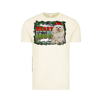 Vintage Arctic merry and bright pomeranian Vintage Tee - RanaPortraitStore