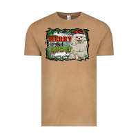 Vintage Camel merry and bright pomeranian Vintage Tee - RanaPortraitStore