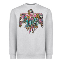 Heather Grey gypsy soul thunderbird Heavyweight Sweatshirt - BarkalooDesign