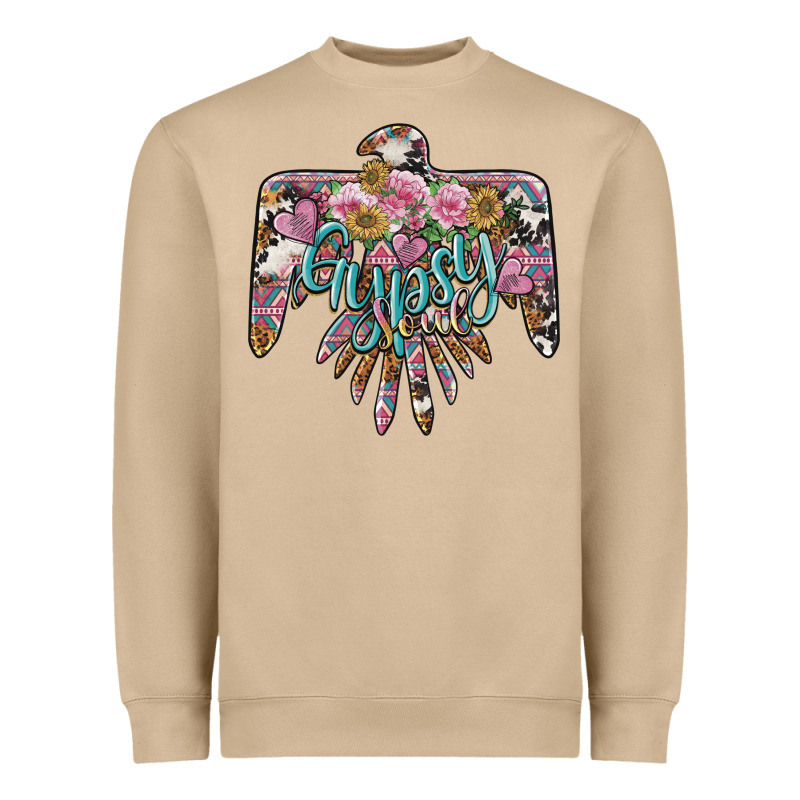 Gypsy Soul Thunderbird Heavyweight Sweatshirt by BarkalooDesign | Teevron