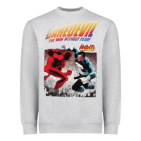 Heather Grey dare devil Heavyweight Sweatshirt - StudioElite