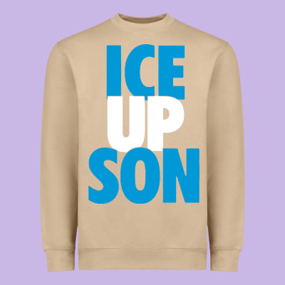 Ice Up Son Heavyweight Sweatshirt Designed By Studioelite
