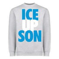 Heather Grey ice up son Heavyweight Sweatshirt - StudioElite