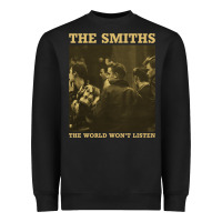 Black the smiths the world won't listen gift men women Heavyweight Sweatshirt - StudioElite