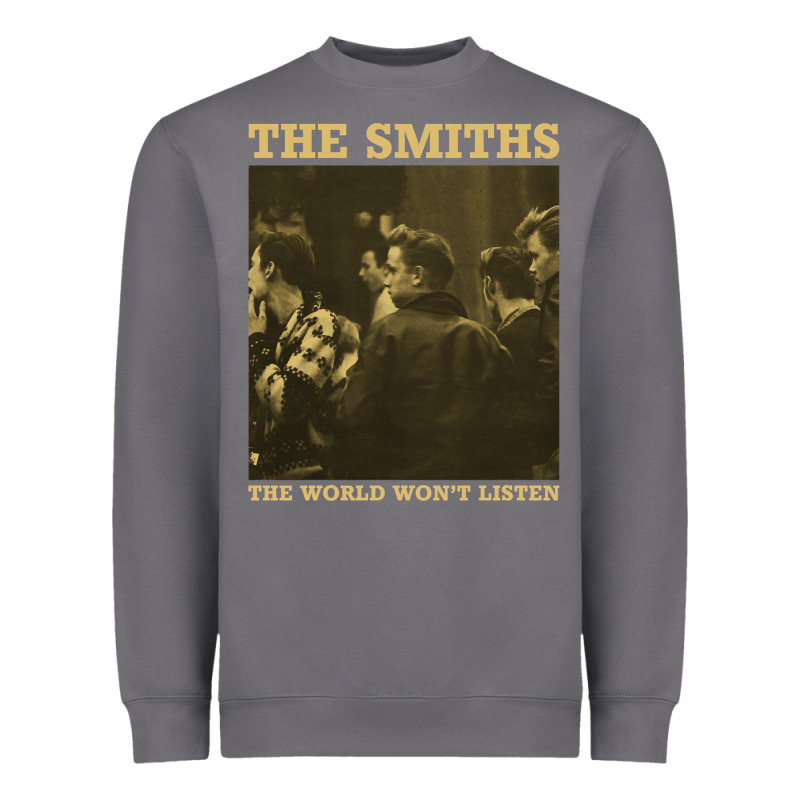 The Smiths The World Won't Listen Gift Men Women Heavyweight Sweatshirt by StudioElite | Teevron