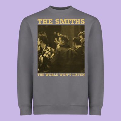 The Smiths The World Won't Listen Gift Men Women Heavyweight Sweatshirt Designed By Studioelite