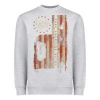 Heather Grey lamb of god, pure american metal flag Heavyweight Sweatshirt - StudioElite
