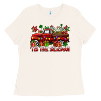 Bone tis the season christmas truck Ladies Tee - CowGirlArtShop