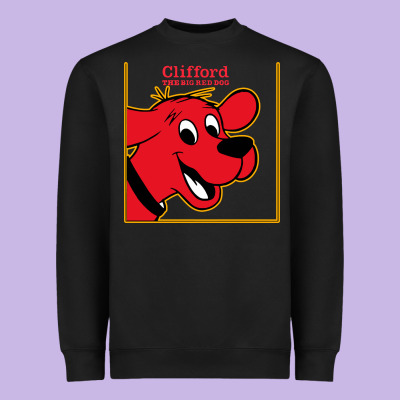 Clifford The Big Red Dog Heavyweight Sweatshirt Designed By Studioelite
