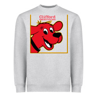 Heather Grey clifford the big red dog Heavyweight Sweatshirt - StudioElite