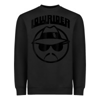 Black LOWRIDER T SHIRT Heavyweight Sweatshirt - StudioElite