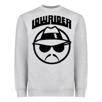 Heather Grey LOWRIDER T SHIRT Heavyweight Sweatshirt - StudioElite