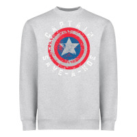 Heather Grey Captain Save-A-Hoe Vintage Funny Retro Heavyweight Sweatshirt - StudioElite