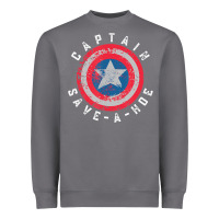 Captain Save-a-hoe Vintage Funny Retro Heavyweight Sweatshirt | Teevron