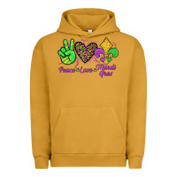 Pigment Peanut Butter peace love mardi gras Urban Hoodie - JahusDesignShop