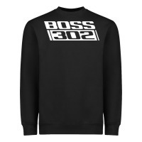 Black boss 302 (white) Heavyweight Sweatshirt - StudioElite