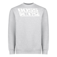 Heather Grey boss 302 (white) Heavyweight Sweatshirt - StudioElite