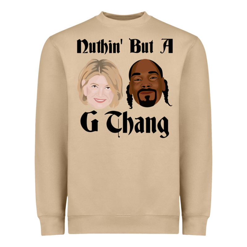 Snoop And Martha G Thang Perfect Gift Heavyweight Sweatshirt by StudioElite | Teevron