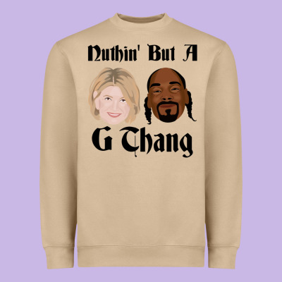 Snoop And Martha G Thang Perfect Gift Heavyweight Sweatshirt Designed By Studioelite
