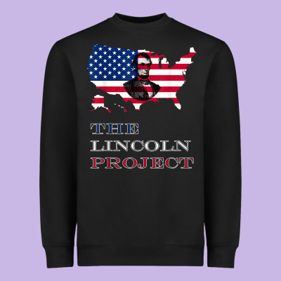 The Lincoln Project Save Usa Abraham Lincoln American Flag T Shirt Heavyweight Sweatshirt Designed By Studioelite