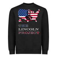 Black the lincoln project save usa abraham lincoln american flag t shirt Heavyweight Sweatshirt - StudioElite