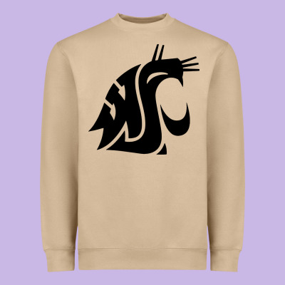 Washington State Cougars Football Heavyweight Sweatshirt Designed By Studioelite