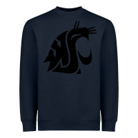 Navy washington state cougars football Heavyweight Sweatshirt - StudioElite