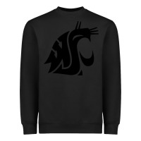 Black washington state cougars football Heavyweight Sweatshirt - StudioElite