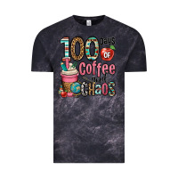 Cloud Black hundred days of coffee and chaos Vintage Tee - OliviaCreatesArt