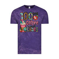 Cloud Purple hundred days of coffee and chaos Vintage Tee - OliviaCreatesArt