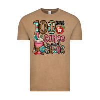Vintage Coffee hundred days of coffee and chaos Vintage Tee - OliviaCreatesArt