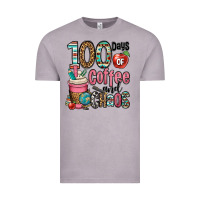 Vintage Zinc hundred days of coffee and chaos Vintage Tee - OliviaCreatesArt