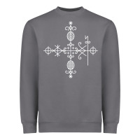 Storm haitian veve  voodoo symbol t shirt Heavyweight Sweatshirt - PixelFlow