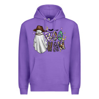 Purple Boo Haw Premium Hoodie - CowhideDigitalArt