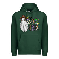Sports Green Boo Haw Premium Hoodie - CowhideDigitalArt