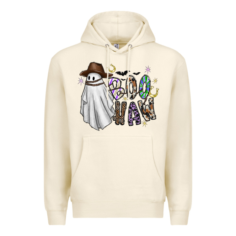 Boo Haw Premium Hoodie by CowhideDigitalArt | Teevron
