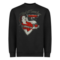 Black hot teacher halen Essential Heavyweight Sweatshirt - PixelFlow