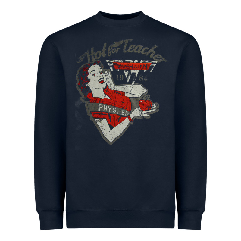Hot Teacher Halen Essential Heavyweight Sweatshirt by PixelFlow | Teevron