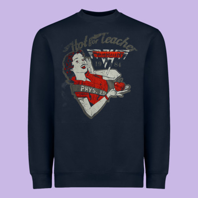 Hot Teacher Halen Essential Heavyweight Sweatshirt Designed By Pixelflow