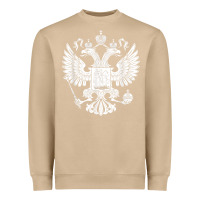 Mushroom russian double headed eagle for a russia fan gift t shirt Heavyweight Sweatshirt - PixelFlow