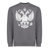 Storm russian double headed eagle for a russia fan gift t shirt Heavyweight Sweatshirt - PixelFlow